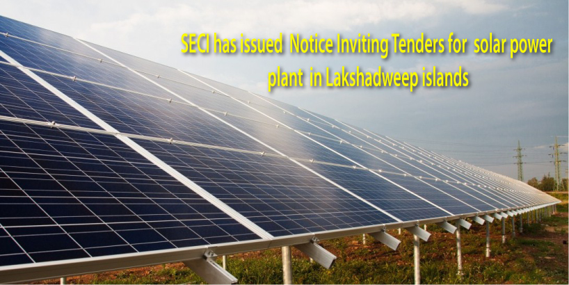 SECI to tender 1.95 MW of solar power plant in Lakshadweep with BESS facility