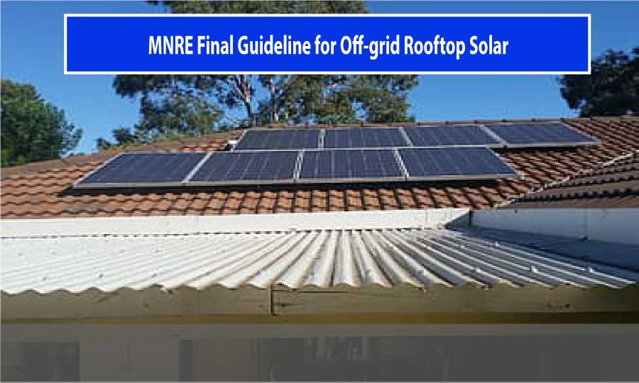 MNRE introduces guidelines for off-grid solar photovoltaic plant implementation