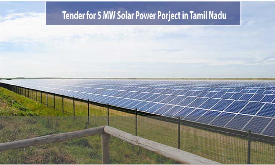 SECI invites bids for 5MW Solar Project in Tamil Nadu