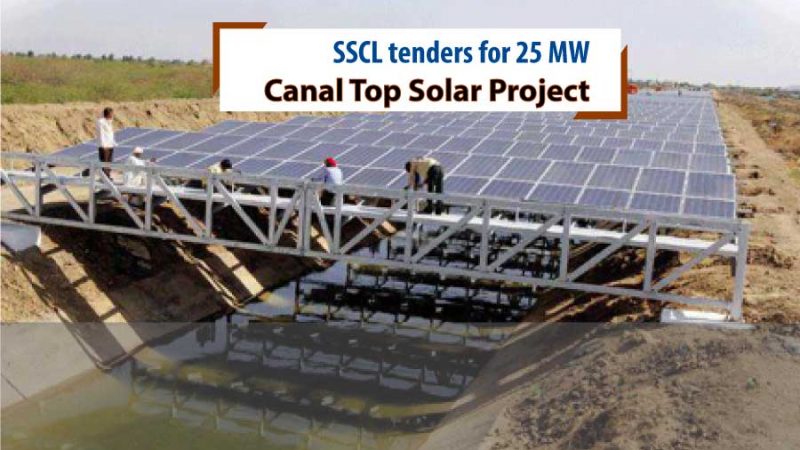 SSCL-tenders-for-25-MW-Canal-Top-Solar-Project
