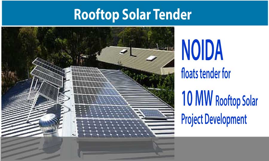 NOIDA issues tender for 10 MW Rooftop Solar Project