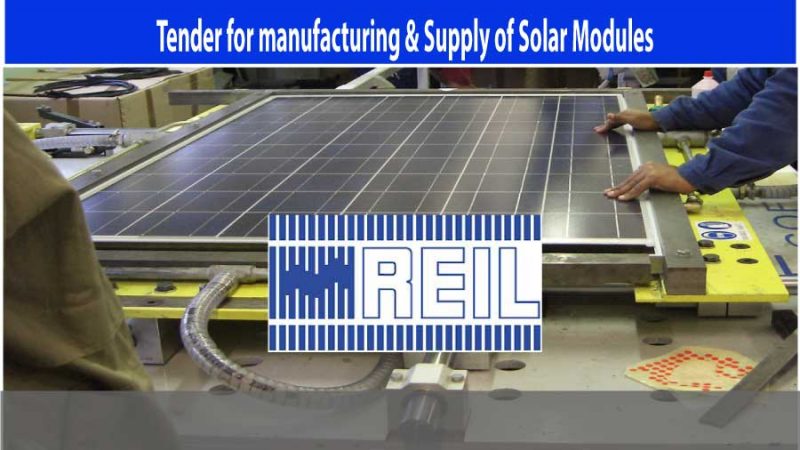 REIL invites bids for manufacturing contract of 325wp polycrystalline solar modules