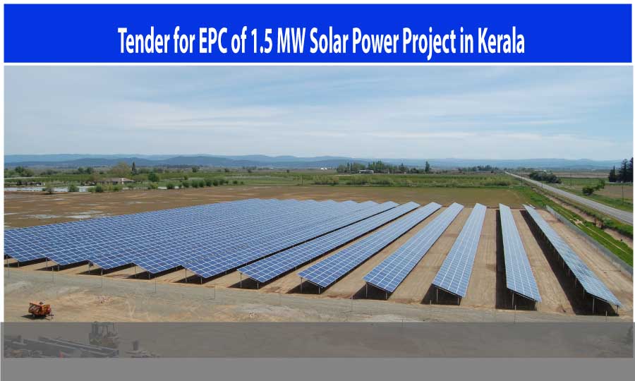 KSEBL invites bids for 1.5 MW solar project in  Palakkad, Kerala