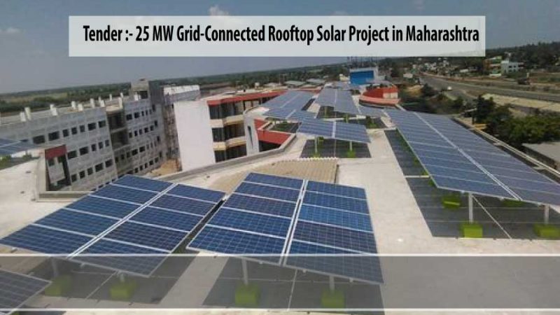 Tender issued for 25 MW Rooftop Solar Project in Maharashtra