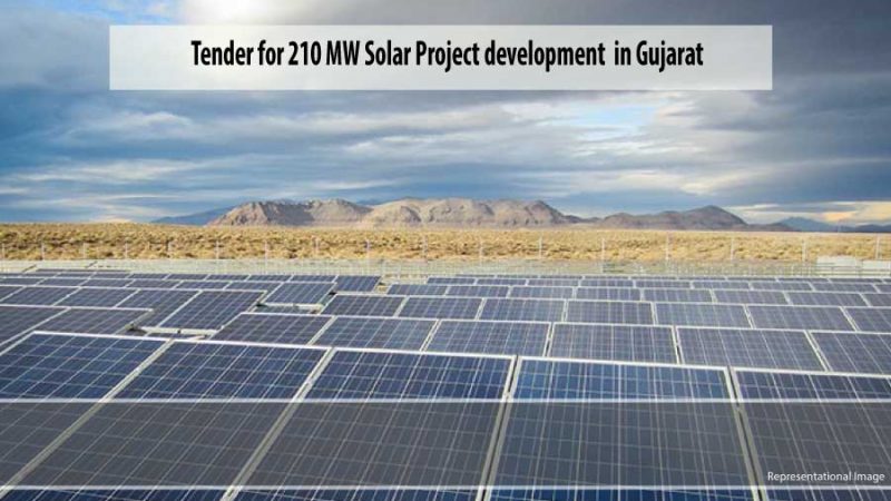 Tender for development of 210 MW Solar Power Project in Gujarat