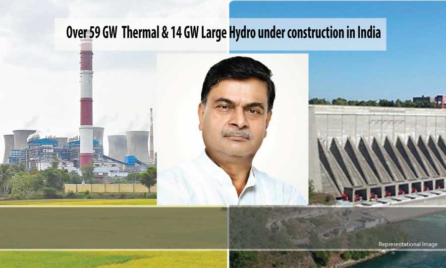 Over 59 GW Thermal and 14 GW Hydro projects under construction in India: RK Singh