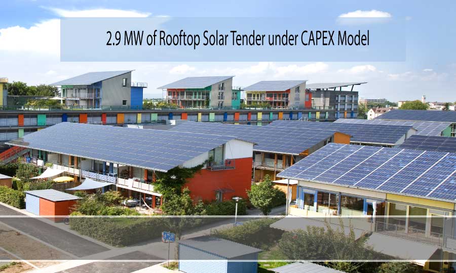 Raipur Smart City tenders for 2.9 MW of Rooftop Solar under CAPEX Model