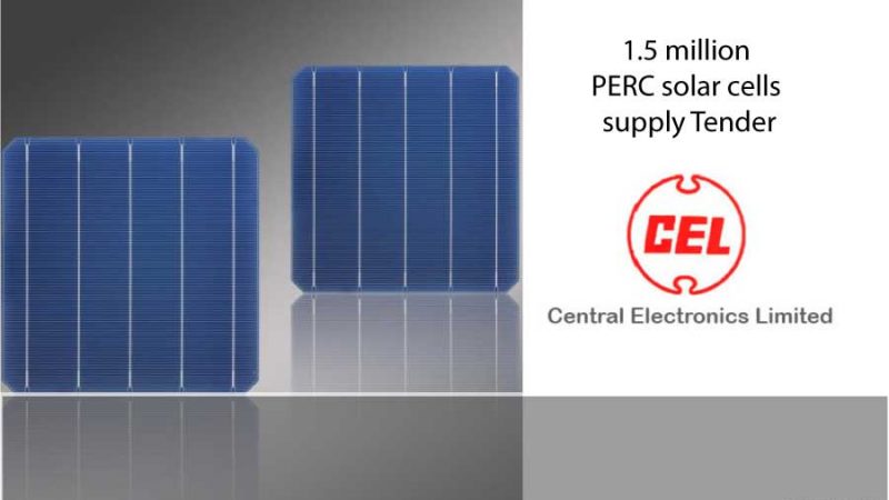 CEL solar cells supply tender