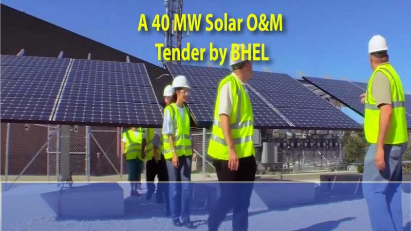 BHEL solar O&M tender