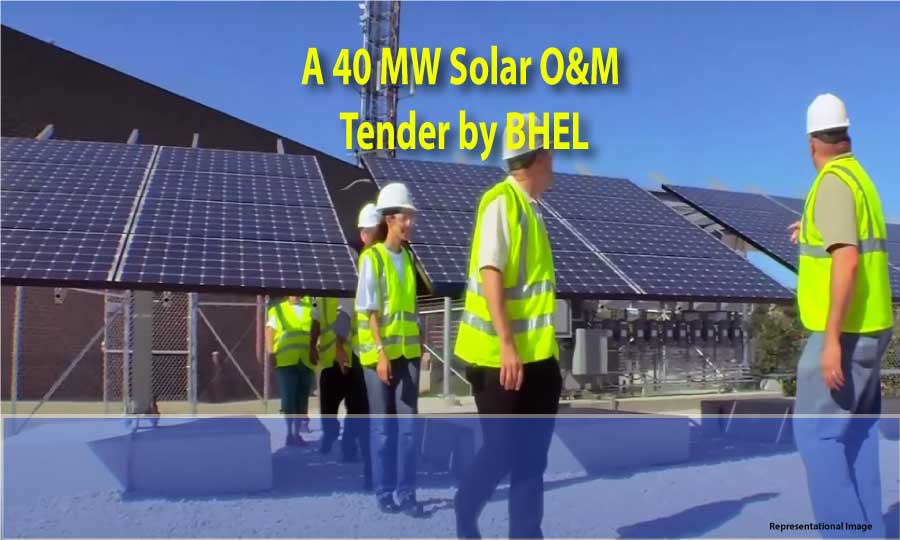 40 MW Solar O&M Tender issued by BHEL