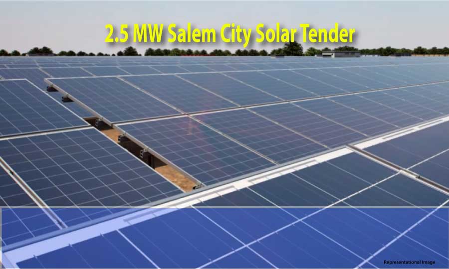 Salem City Solar Tender for 2.5 MW project development