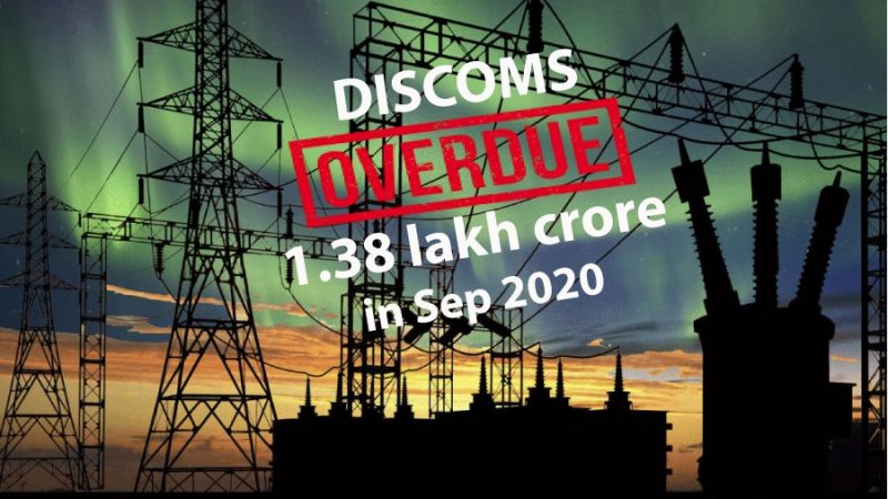 Discoms-dues-rise-to-1.38-lakh-crore-in-Sep-20