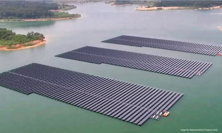 NTPC launch a 25 MW floating solar project in Andhra Pradesh at its Simhadri unit