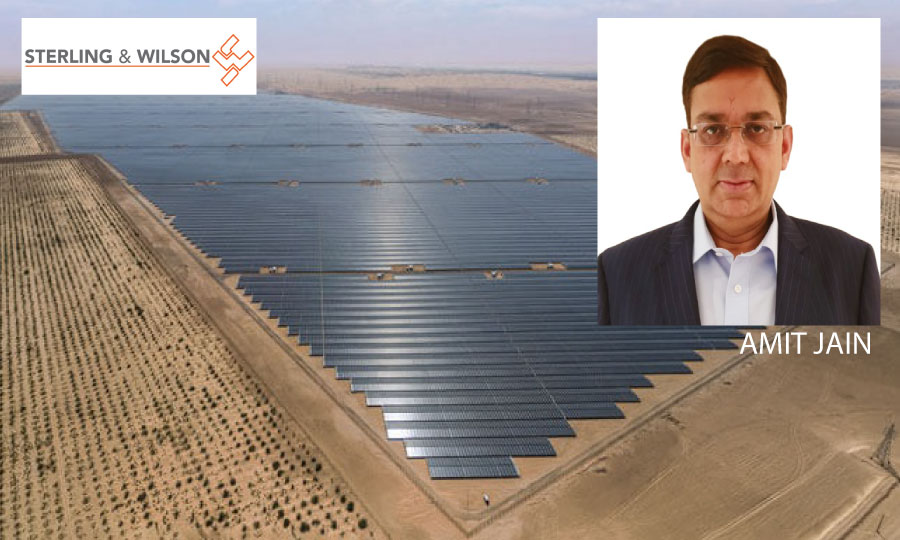 Amit Jain appointed as Global CEO for Sterling and Wilson Solar