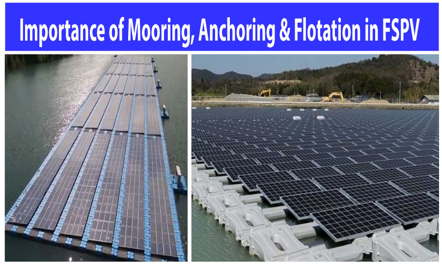 Importance of Mooring and Flotation system in a Floating Solar Project