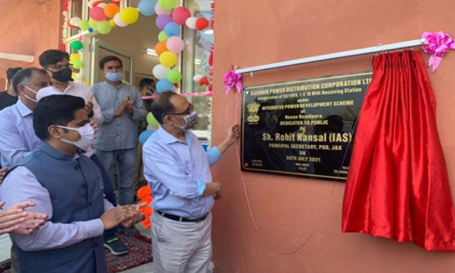 Substation Inaugurated in Bandipora under the IPDS scheme of GoI