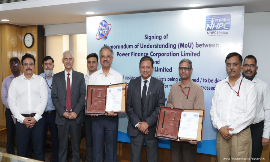 PFC and NHPC sign MoU agreement for hydropower development