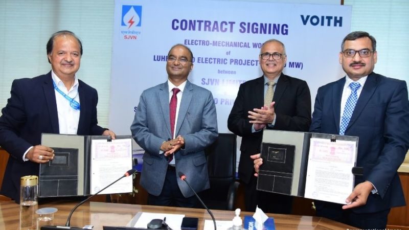 SJVN signs agreement with Voith for Luhri-1