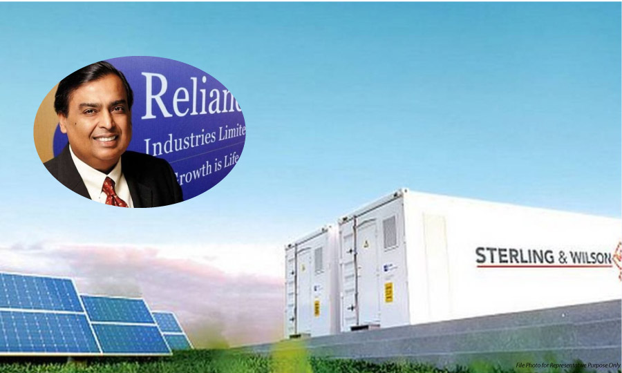 RIL agrees to acquire up to 40% stakes in Sterling and Wilson Solar