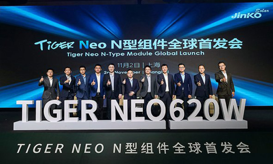 JinkoSolar launched N-type ultra-efficient Tiger Neo modules