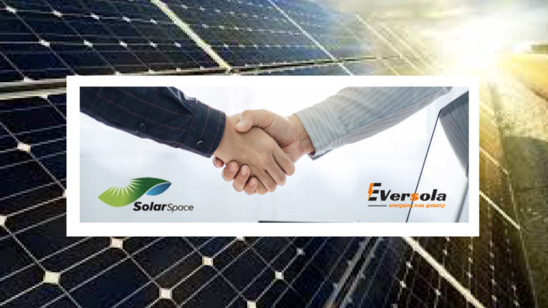 Solarspace and Eversola entered into a Global Partnership for Solar PV Modules
